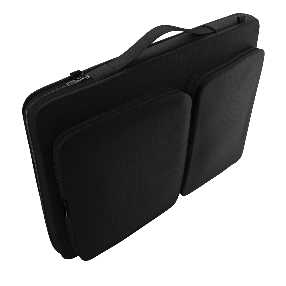 Geanta laptop Next One Slim Shoulder Bag, protectie socuri, impermeabila, 16"x15"