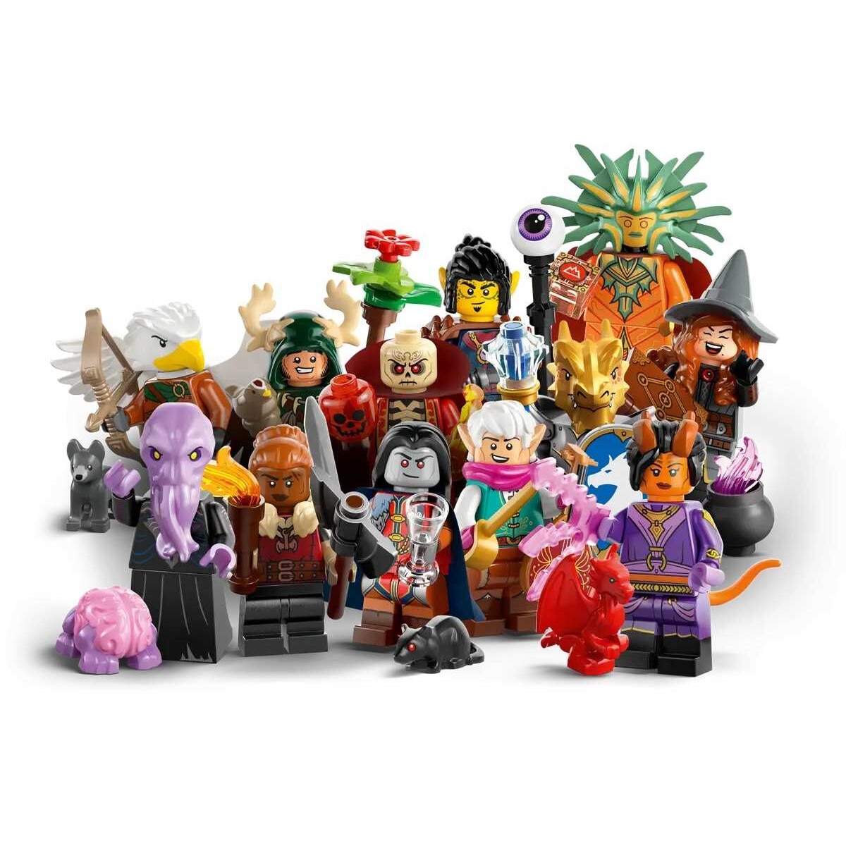 Set LEGO Minifigures Dungeons & Dragons, 12 figurine, multicolor