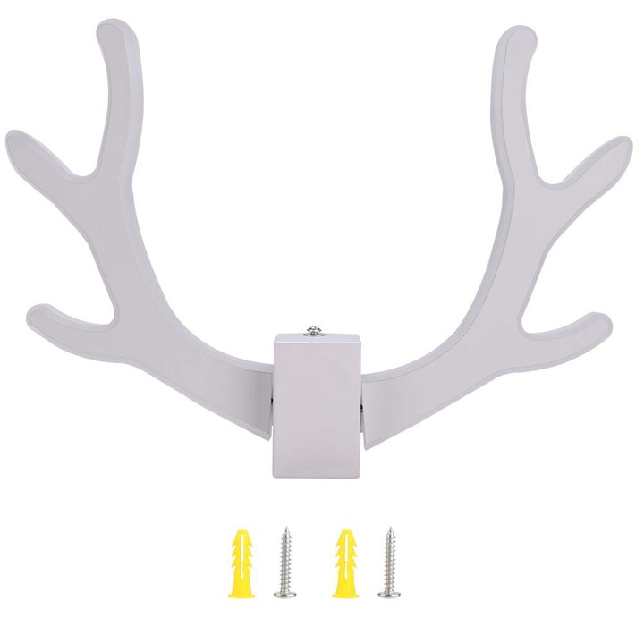 LED szarvasagancs lámpa, Jormftte, fehér, 18W, 30x25cm, alumíniumból és vasból