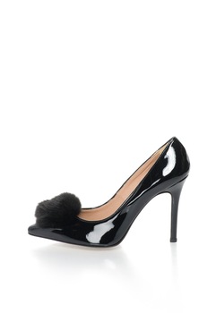 Versace 19.69 Abbigliamento Sportivo, Pantofi negri lacuiti cu varf ascutit Maeva Versace 19.69 Abbigliamento Sportivo, Pantofi negri lacuiti cu varf ascutit Maeva