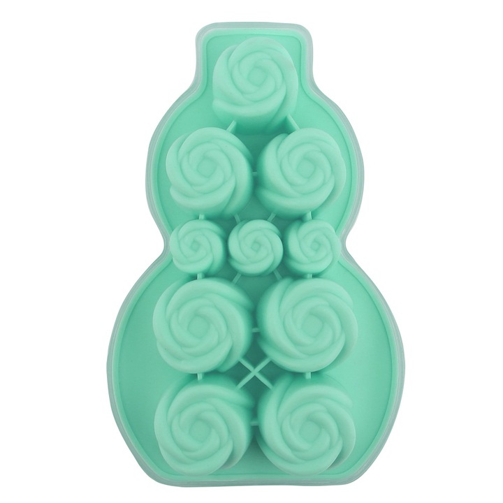 Jégkocka forma, Jormftte, szilikon, 15x8x2.5cm, többszínű