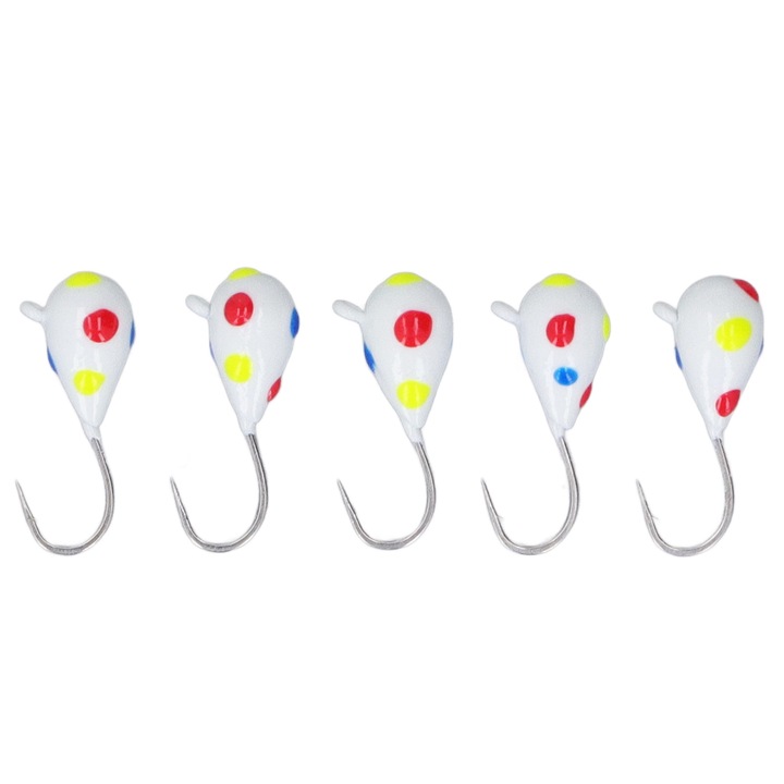 Műcsali készlet, Enforose 5 db. Téli jéghorgász jigek 5MM 031B