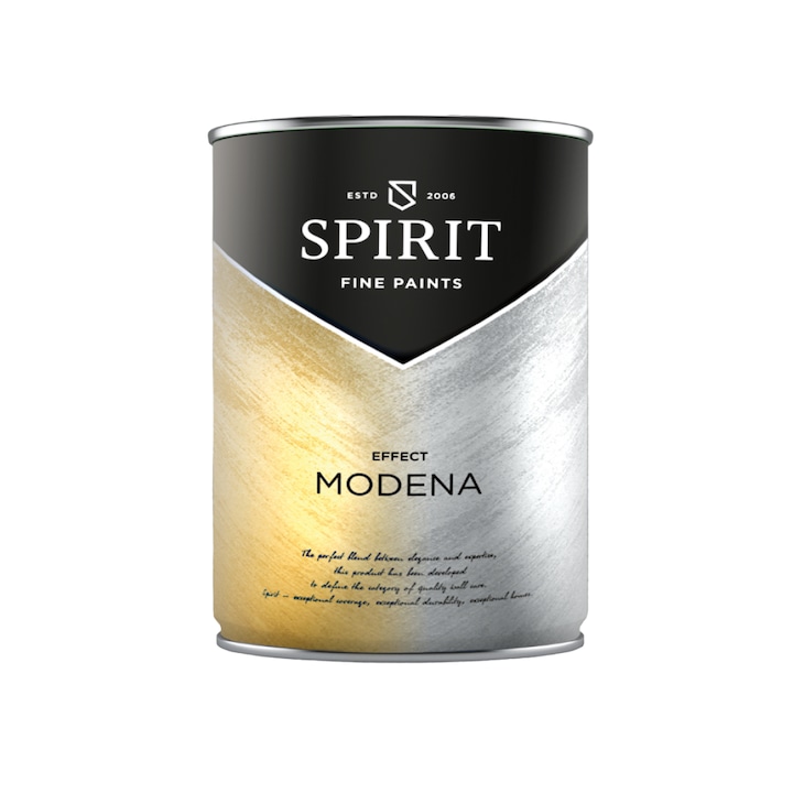 Ефектна боя Spirit Modena, Кварцов пясък, Перлени пигменти, 2.5Л, Кафяв