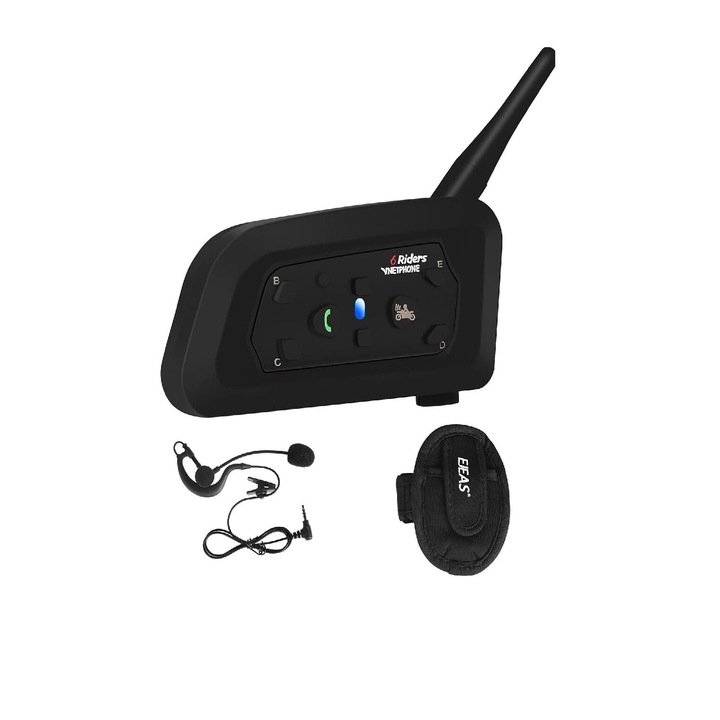 Футболна Интерком Система, EJEAS V6C, Bluetooth, 800M