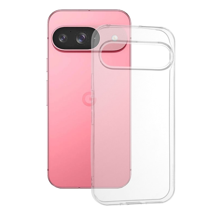 Google Pixel 9 tok – átlátszó szilikon – átlátszó