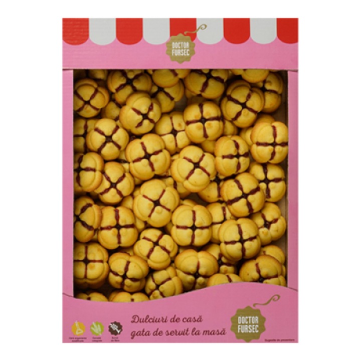 Prajitura Stelute cu gem de Fructe, DOCTOR FURSEC, 1 kg