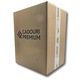 Cos cadou elegant, CADOURI PREMIUM®, model Special Surprise, cu spumant Blue Nun cu aur 24k, vin Bordeaux, cafea Saquella, ceai Basilur, trufe Maitre Truffout si multe surprize, toate cu o prezentare eleganta pentru a crea emotie inca din prima clipa