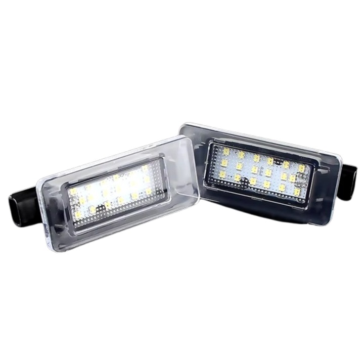 Set Lampi Ventoo®, pentru numar auto, cu led, canbus, fara eroare de bec ars, compatibil cu Dacia Duster 2, Nissan Serena C27, Altima, Suzuki Landy