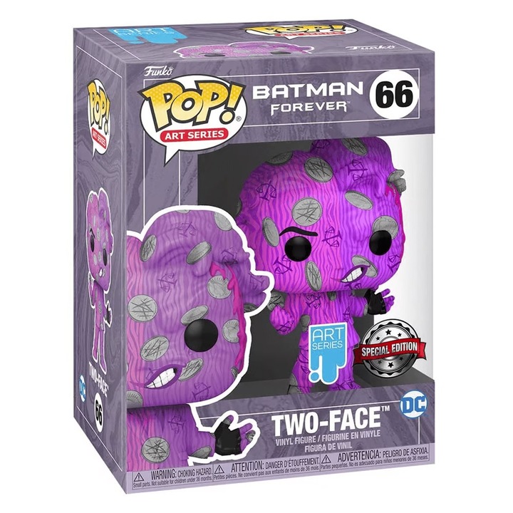Figura, Funko Pop! Batman Two-Face 66 Se Art, 10cm