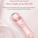 USB акумулаторен епилатор, Axroad Mall, Wet & Dry, 2 в 1, с дисплей на батерията, безболезнен, подвижна режеща глава, преносим, за мъже, жени, премахва космите от тялото, ръцете, краката, подмишниците, слабините, 165 x 50 x 33 mm, розов