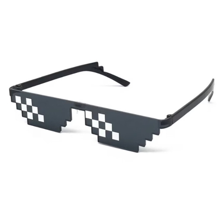 Ochelari de soare mozaic; decor de petrecere, ochelari de stil cool