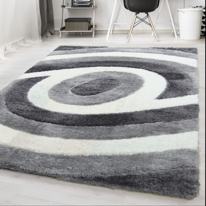 Nagyon puha shaggy szőnyeg, 60x110cm den belinda pro szürke 3081 szőnyeg