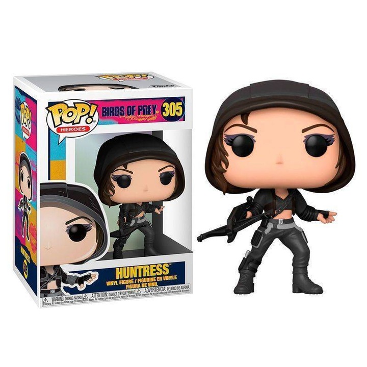Figurina Funko POP! Birds Of Prey Huntress 305, multicolor, 10x15cm