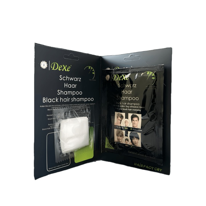 Sampon nuantator, DEXE, unisex, negru, 25 ml