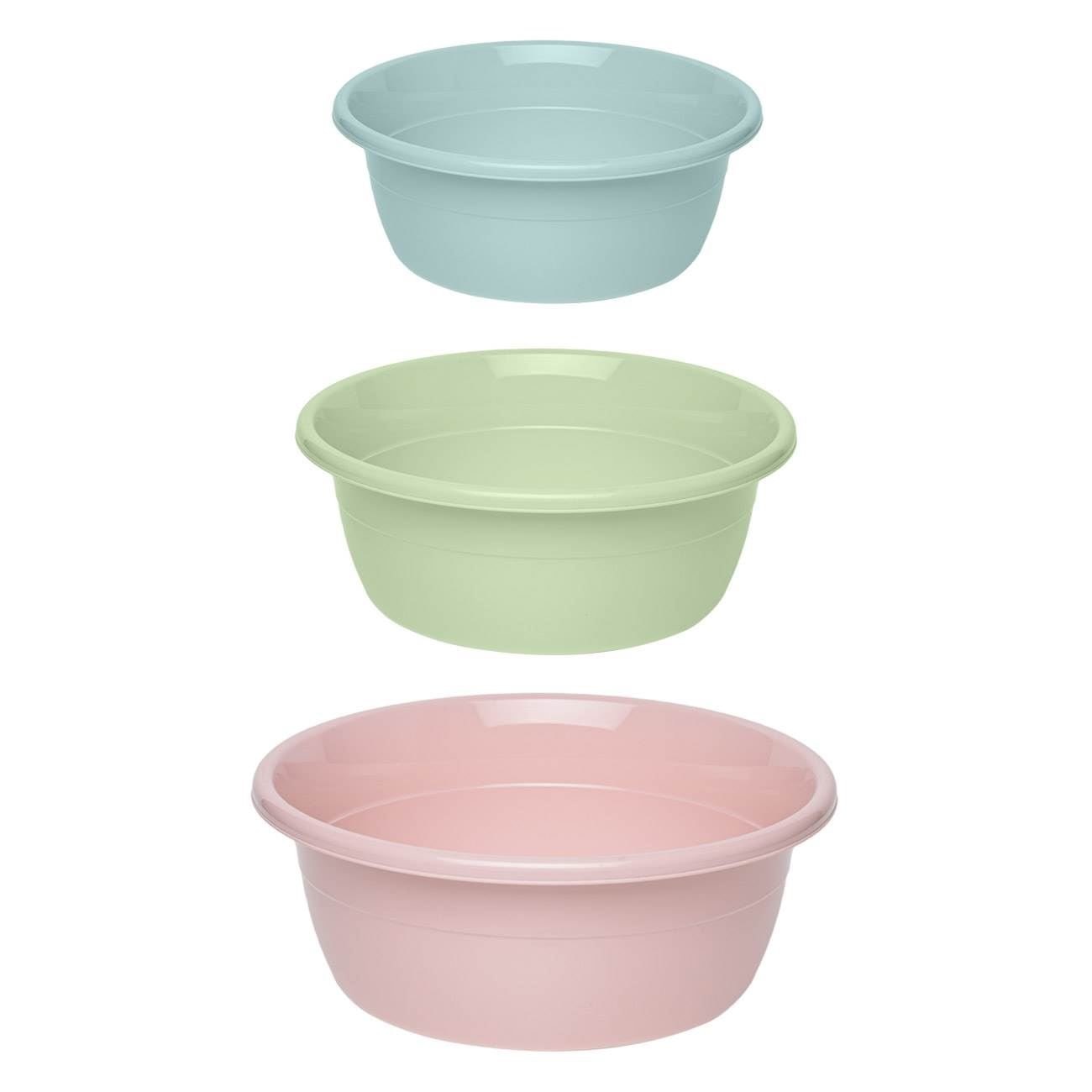Set de 3 boluri de plastic Mixer Capacitate Multicolor, 4,5 litri