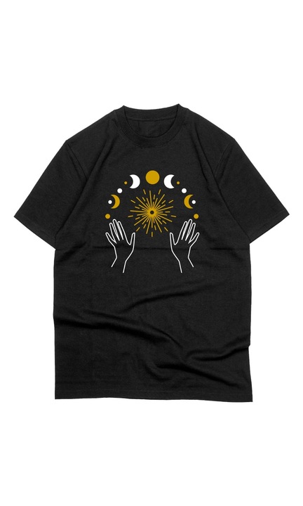 Ferfi tulmeretezett polo, szemelyre szabhato Hands Moon W keppel