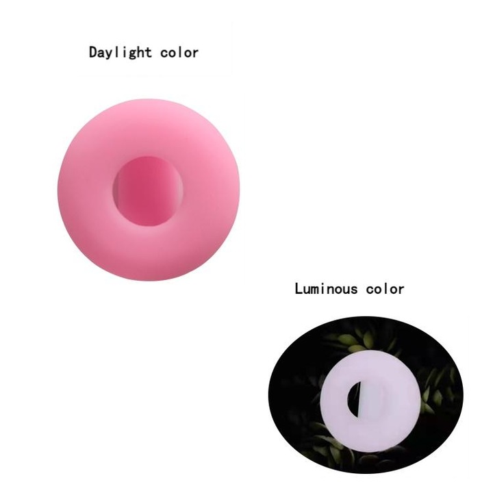 Husa de protectie pentru Apple AirTag pentru zgarda de caini, Roz Fuxia, Flexy