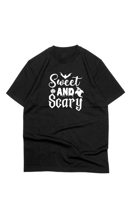 Ferfi tulmeretezett polo, szemelyre szabott, Sweet and Scary keppel