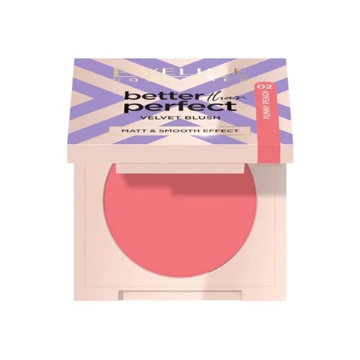 Púderes pirosító, matt Better Than Perfect Eveline 2, 3g Funny barack