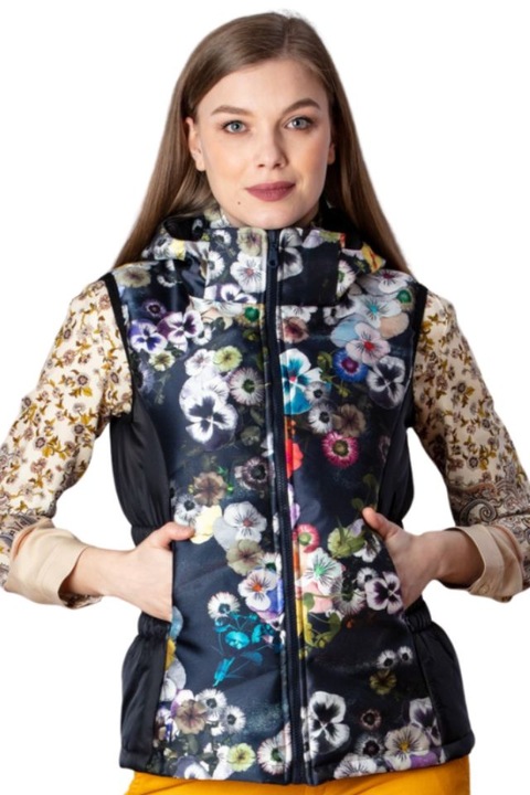 Vesta dama matlasata Giorgal bleumarin florala Story 44EU