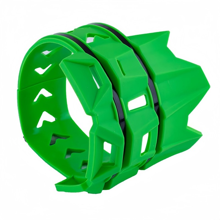 Protectie termica universala pentru motocicleta, 380x105mm, rezistenta la caldura, design usor, verde
