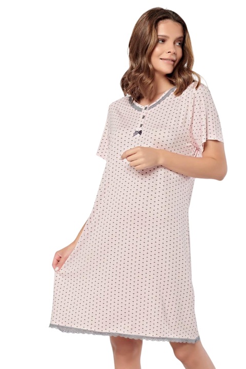 Camasa de noapte, Ceren, viscoza, roz, L INTL