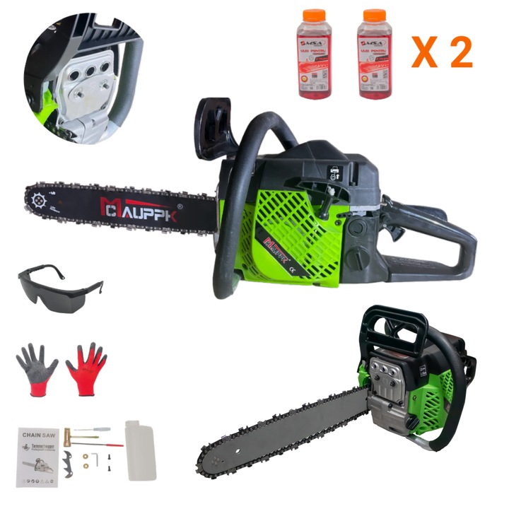 MSA 5200 professzionális láncfűrész 38 cm-es pengével és tartozékokkal