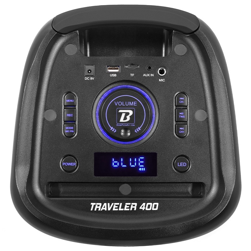 Boxa portabila bluetooth, 400W, 2 difuzoare, AUX, USB - eMAG.ro
