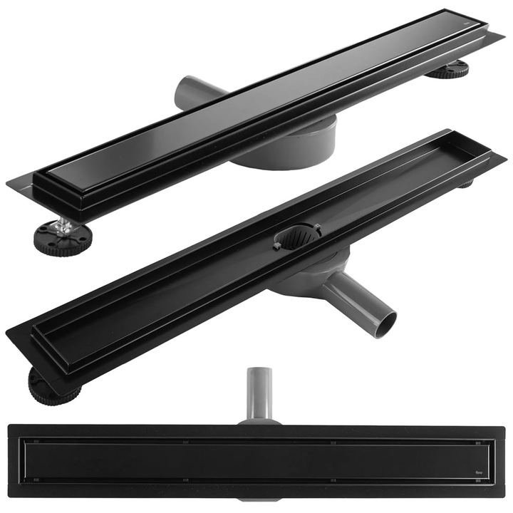 Сифон за душ, Rea, Neox pro Black 90 см