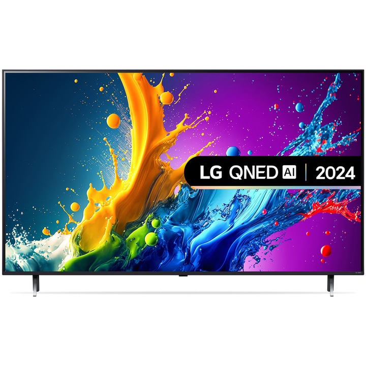 Телевизор LG QNED 43QNED80T6A, 43" (108 см), Smart, 4K Ultra HD, Клас G (Модел 2024)