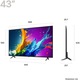 Televizor LG QNED 43QNED80T6A, 108 cm, Smart, 4K Ultra HD, Clasa G