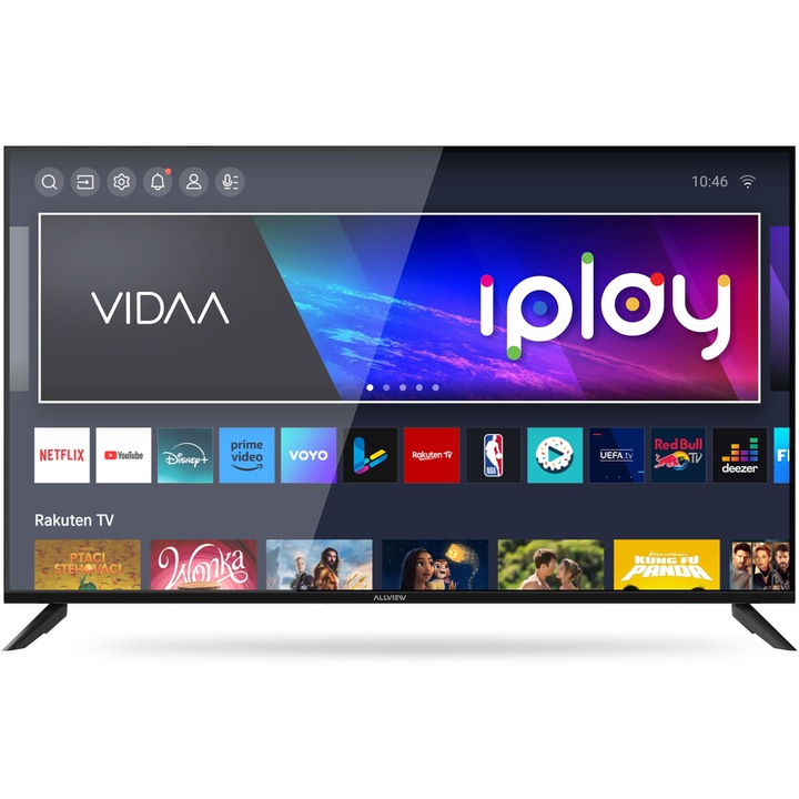 Телевизор Allview QLED 50iPlay6200 U, 50" (126 см), Smart, 4K Ultra HD, Клас E