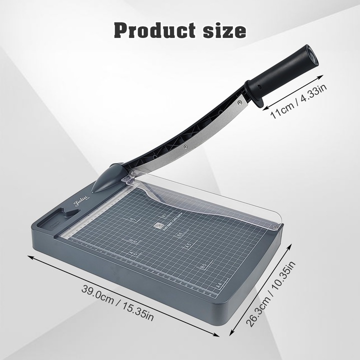 A4 paper cutter, gxwcyi, with handle foldable guillotine type - eMAG.ro
