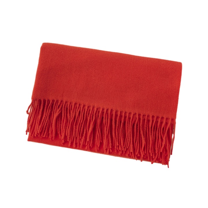 Esarfa femei, stil casual si formal, versatil, poliester, 200x65cm, cu franjuri