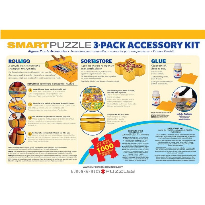Пъзел Eurographics от 1 част - Комплект аксесоари Smart-Puzzle 3 Pack