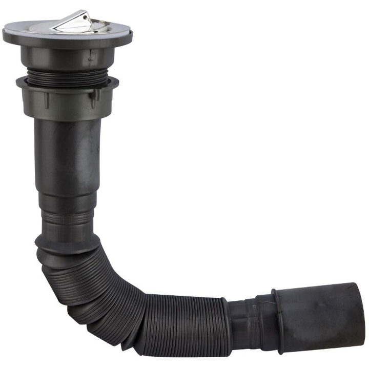 Sifon Chiuveta Inox, Diametru evacuare 40mm, Diametru ventil 50 mm