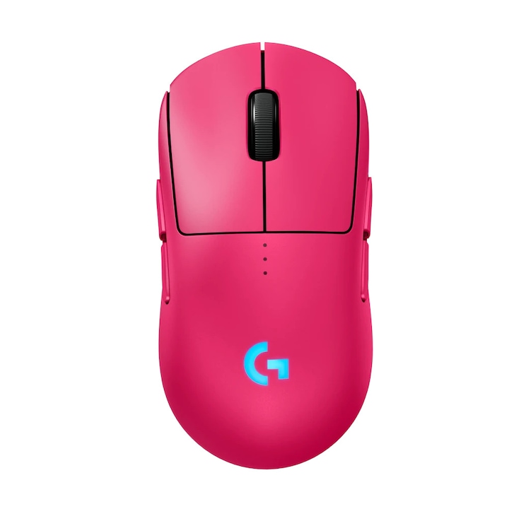 Gamer egér Logitech Pro 2 Lightspeed, vezeték nélküli, rózsaszín