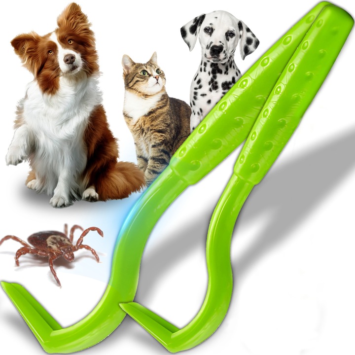 Set Dispozitiv De Scos Capusele, 2 Bucati, Marimi Diferite, Plastic, Verde, Retoo