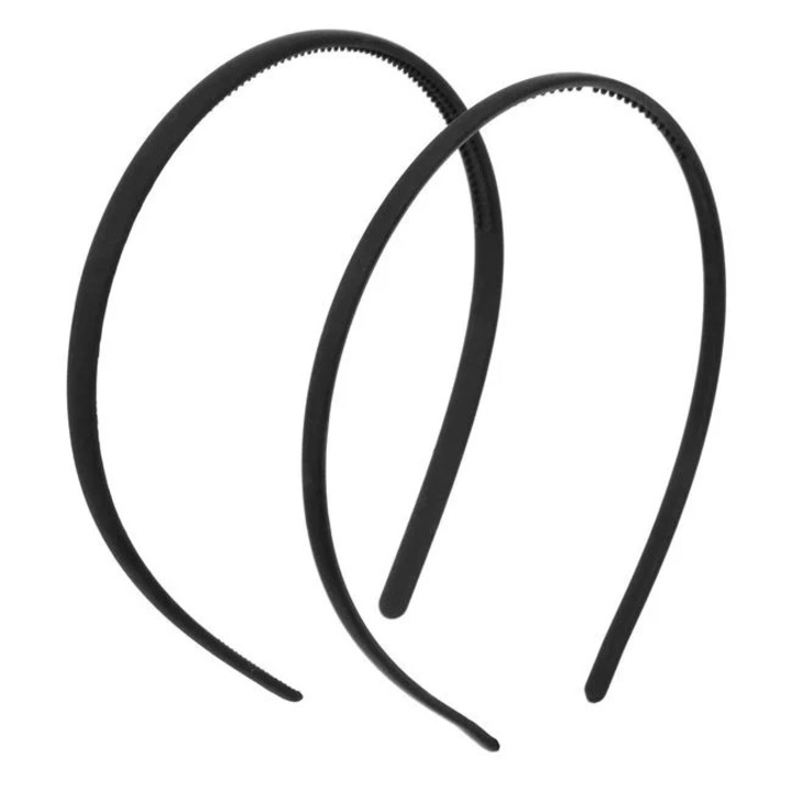 Set 2 bentite de par Antbro® pentru femei, mate de culoare neagra