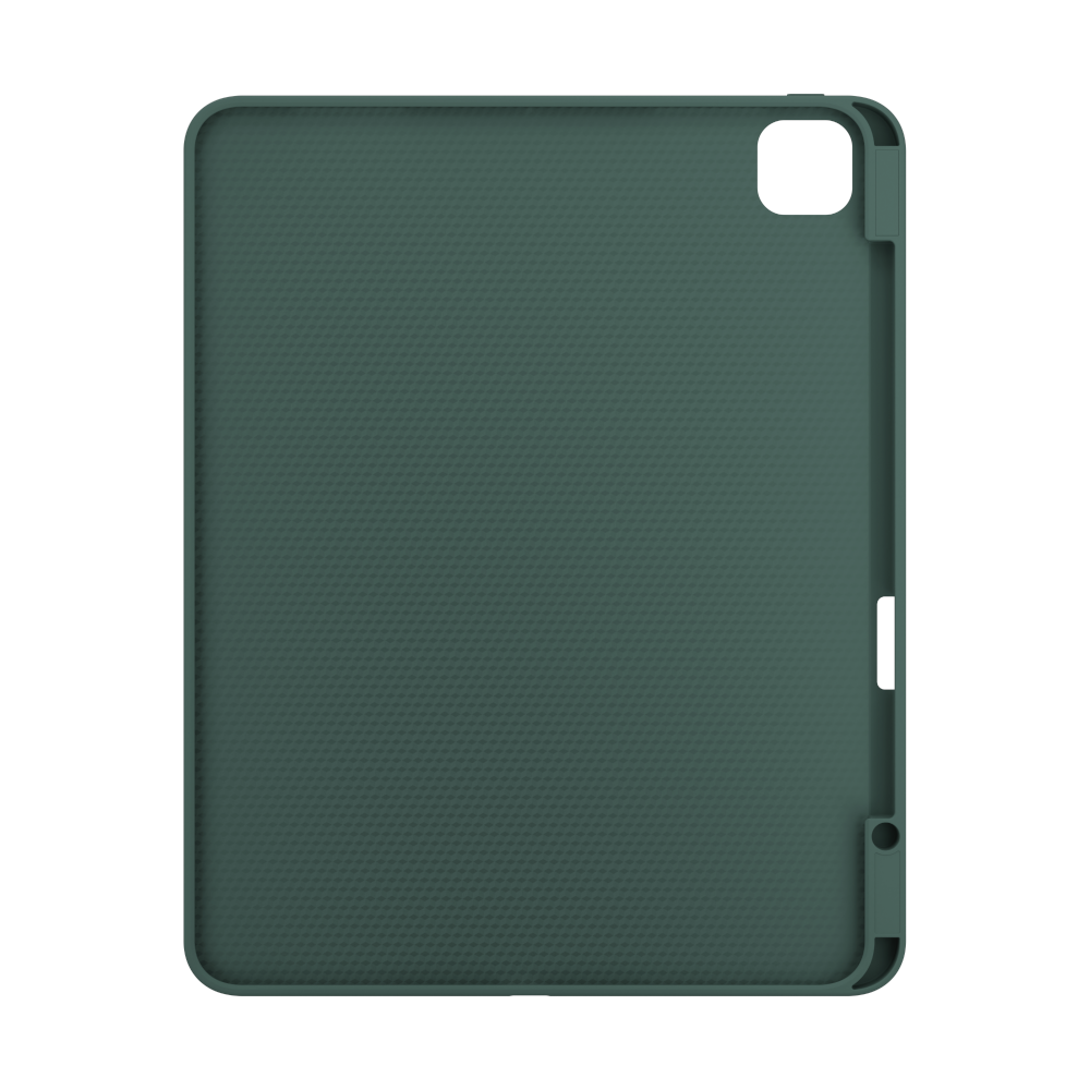 Husa tableta NEXT ONE Rollcase pentru iPad Pro M4 13", verde, cu suport pentru Apple Pencil, functie de suport