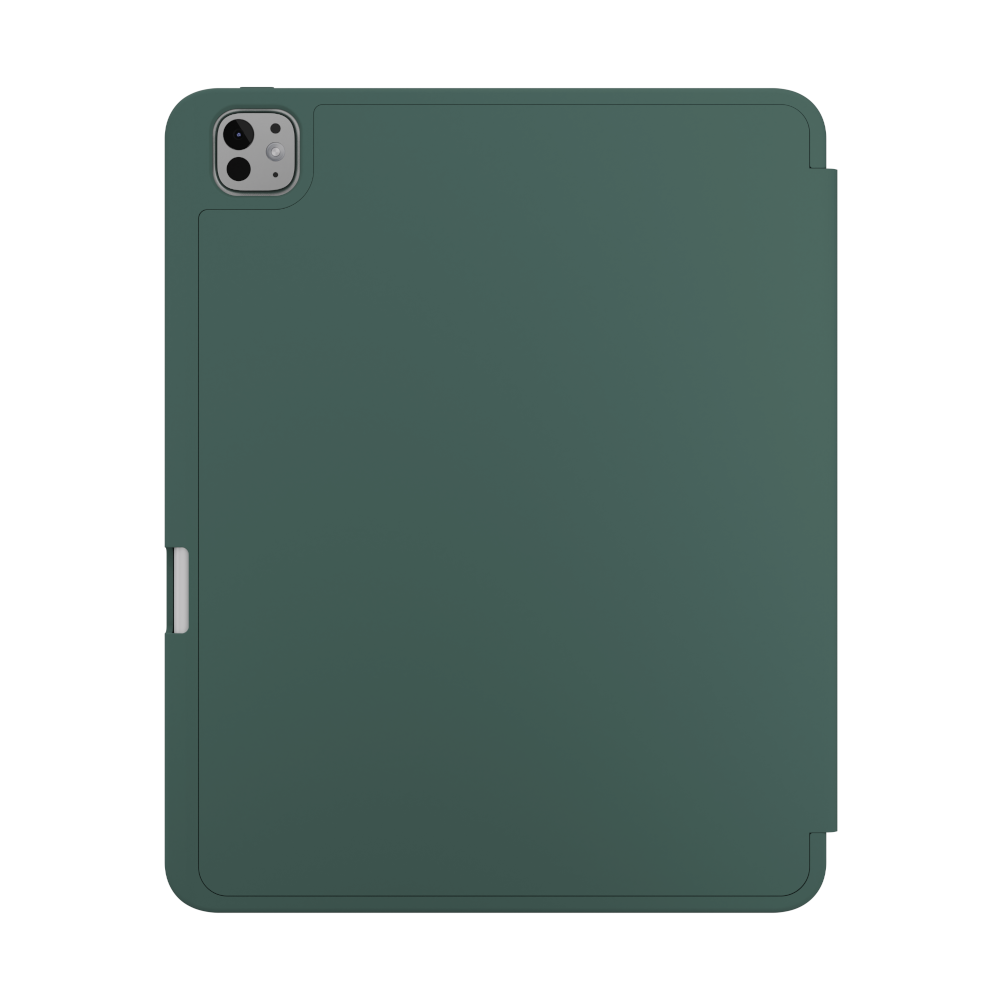 Husa tableta NEXT ONE Rollcase pentru iPad Pro M4 13", verde, cu suport pentru Apple Pencil, functie de suport