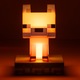 Лампа Minecraft Fox Icon, 11 cm, Оранжев