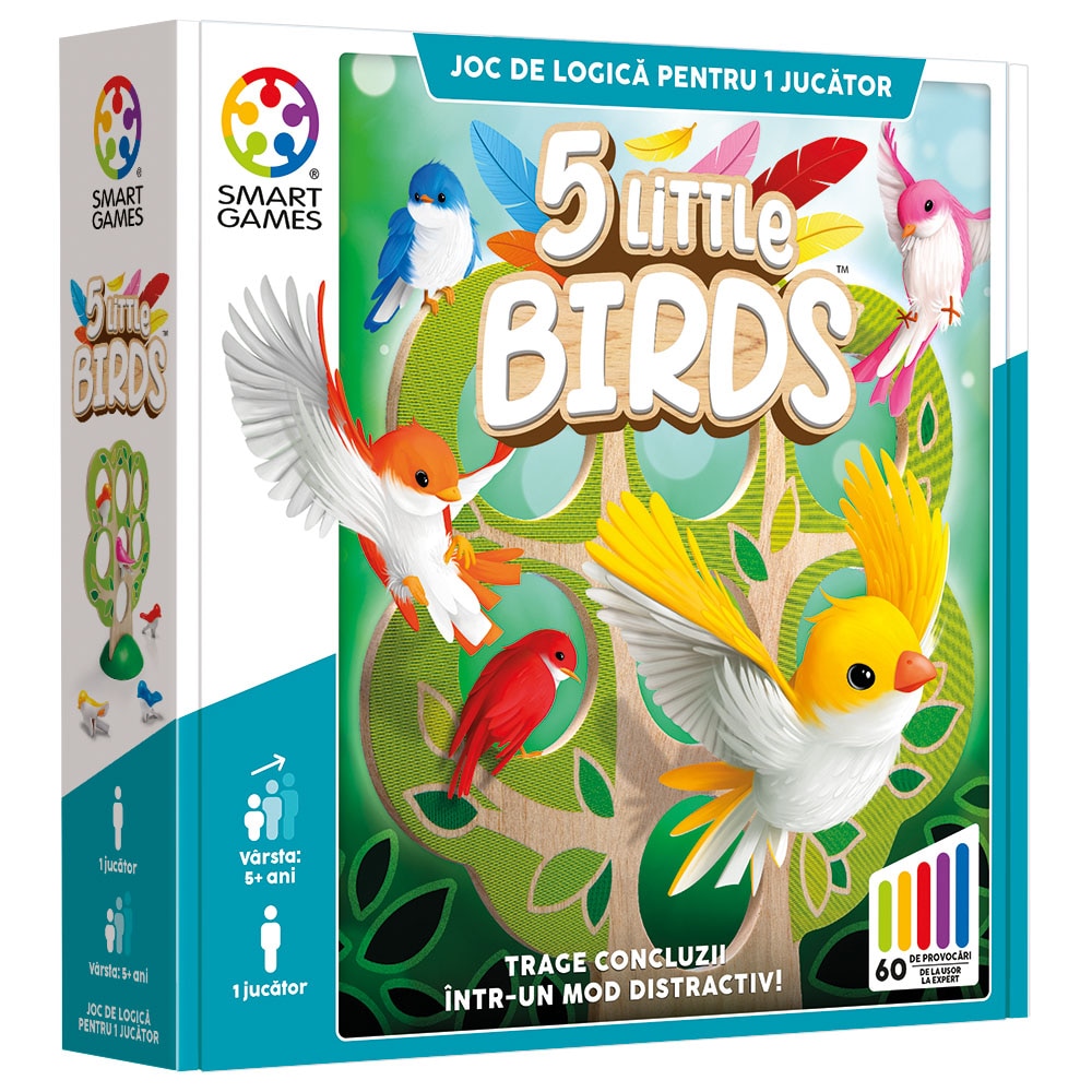 Joc Smart Games - 5 Little Birds, lb. romana