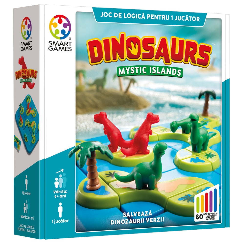 Joc Smart Games - Dinosaurs Mystic Islands, lb. romana