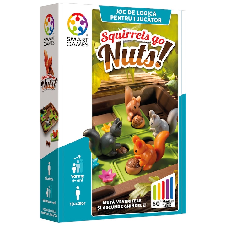 Joc Smart Games - Squirrels Go Nuts!, lb. romana