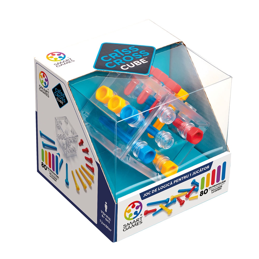 Joc Smart Games - Criss Cross Cube, lb. romana