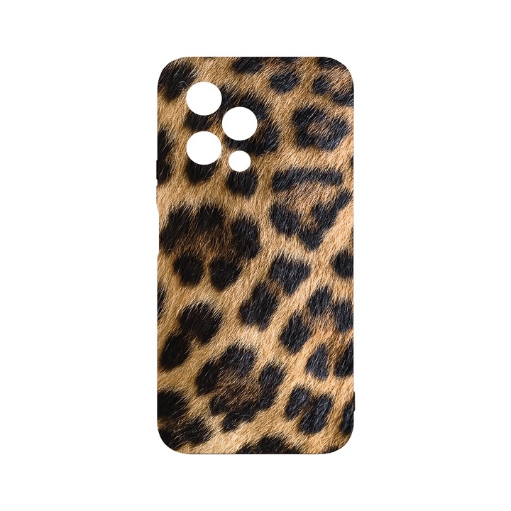BestCase 1.2mm Szilikon telefontok, kompatibilis modell Honor 200 Lite 5G, Leopard pattern, Kamera Védelem, Mikroszálas puha belső, PB 1442