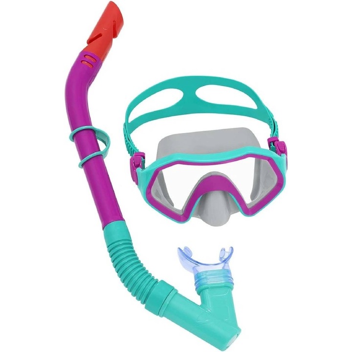 Bestway Hydro Swim búvárkészlet, piros, gyermek méret, UV védelem