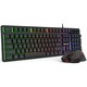 Kit gaming cu fir Redragon S137 Essentials 4 in 1 - mouse, tastatura, casti, mousepad, iluminare RGB, Negru