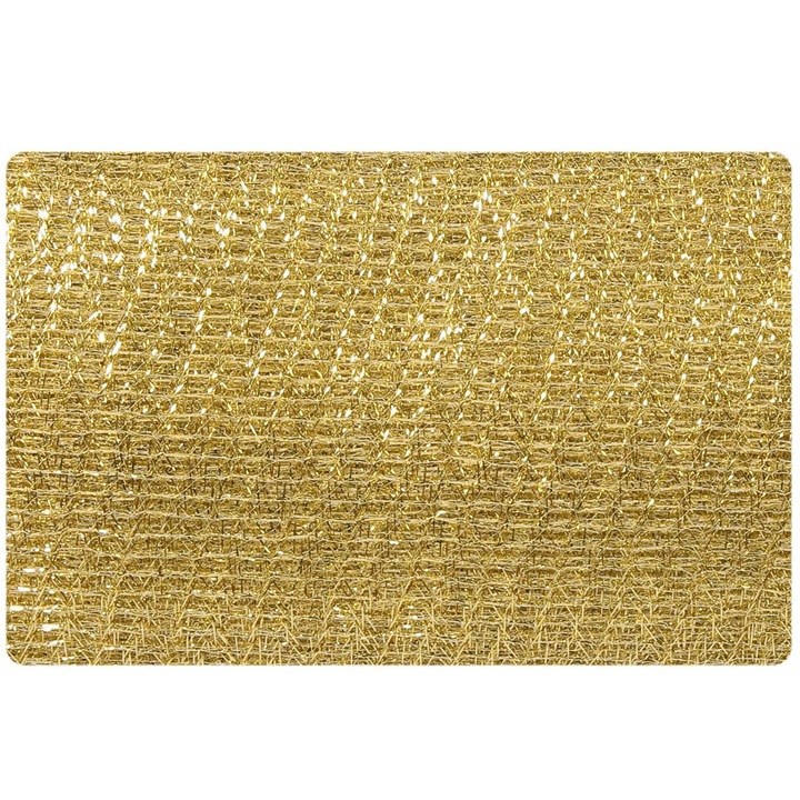 Tesatura Decorativa Craciun, Rola Poliester, Culoare Aurie, 3m x 80cm